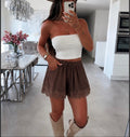 Leyna : short léger en dentelle
